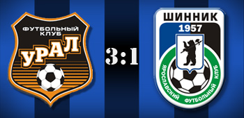 «Урал» - «Шинник» 3:1 «Урал» - «Шинник» 3:1