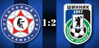 15-й тур. «КАМАЗ» — «Шинник» 1:2 15-й тур. «КАМАЗ» — «Шинник» 1:2