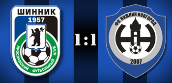 Тур 47. «Шинник» - «Н. Новгород» 1:1 Тур 47. «Шинник» - «Н. Новгород» 1:1