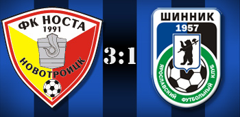 «Носта» - «Шинник» 3:1 «Носта» - «Шинник» 3:1